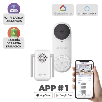 Timbre con cámara WiFi Doorbell EZVIZ